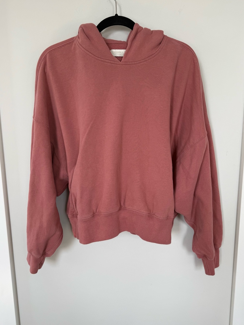 Abercrombie Dusty Rose Oversized Pullover Hoodie Women’s Large